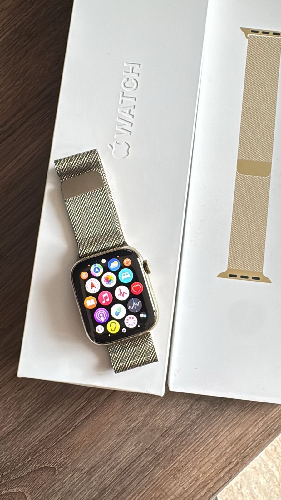 Apple Watch Series 7 GPS + Cellular 45mm RVS, Afstand, IOS, Ophalen of Verzenden, Zo goed als nieuw