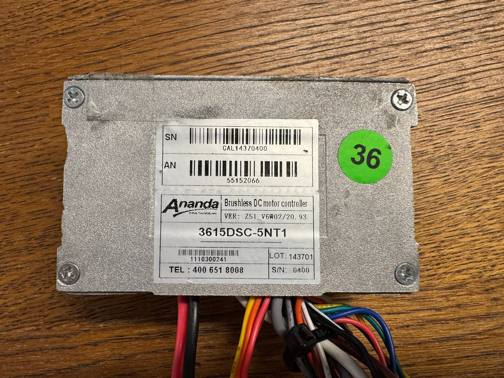 Controller Sparta Batavus. 36V 3615DSC-5NT1 incl kabelboom, Ophalen of Verzenden, Zo goed als nieuw