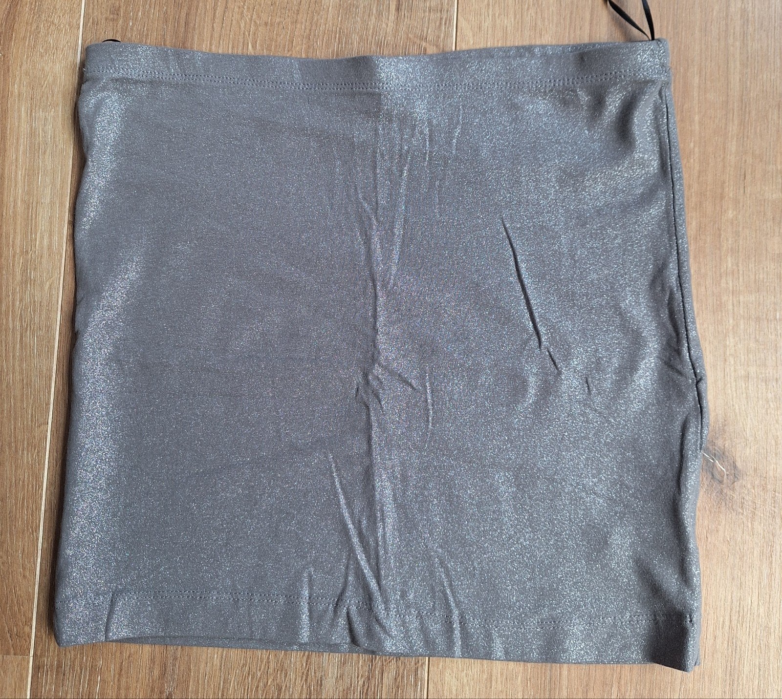 Grijze glitter mini rok mt M, Maat 38/40 (M), Ophalen of Verzenden, Zo goed als nieuw, H& M