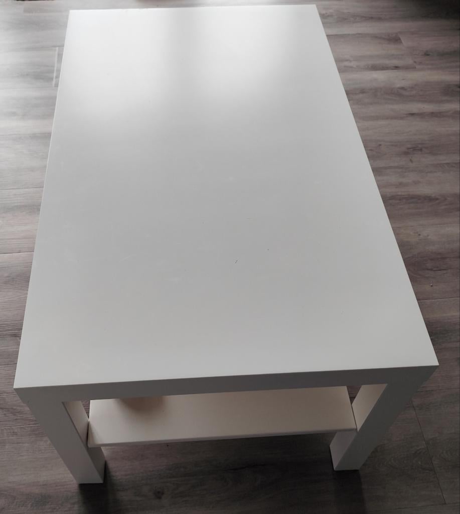 IKEA LACK Salontafel Wit 90x55x45 cm, Ophalen, Zo goed als nieuw, Rechthoekig