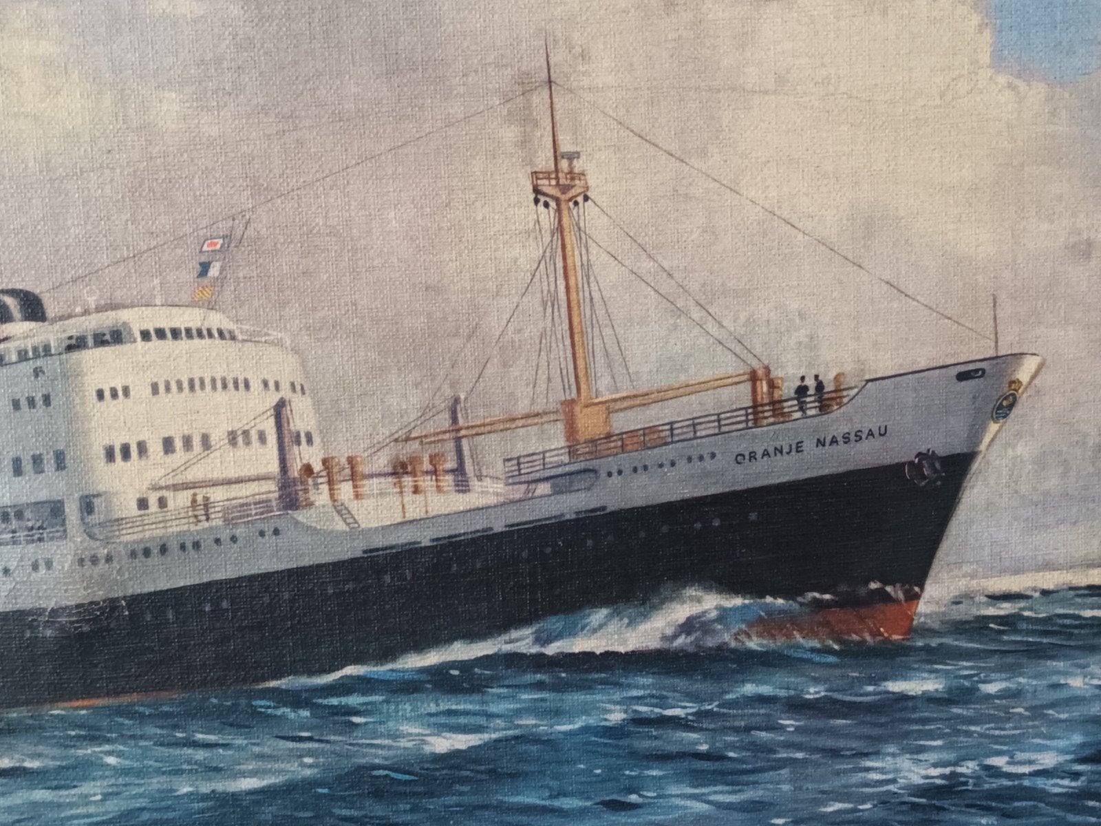 schilderij 0ranje nassau, Ophalen of Verzenden, Kaart, Foto of Prent