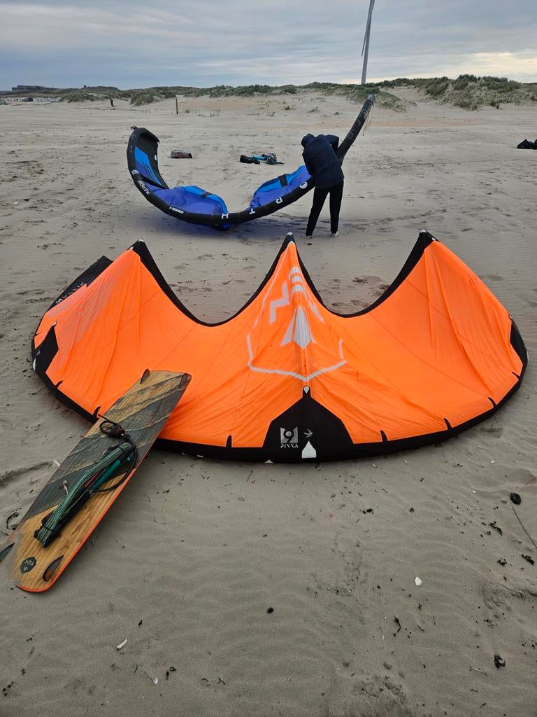 Ten Pinna V2 9m, Watersport en Boten, Kitesurfen, Geen board, Ophalen of Verzenden, Gebruikt, 9 m²