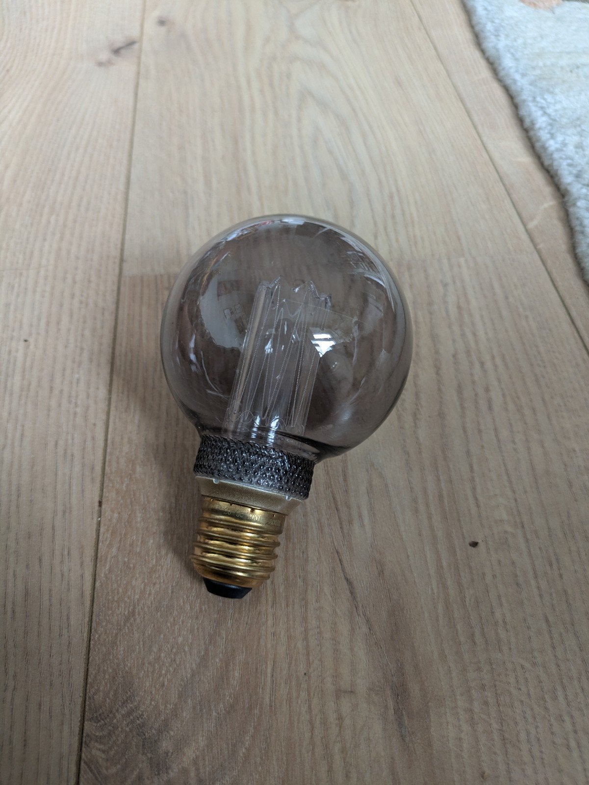 FreeLight Dimbare LED Lamp 1-5.5W 2000K vintage look, Led-lamp, Gebruikt, Dimbaar, Warm wit