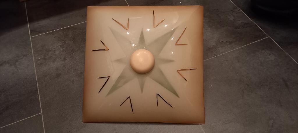 vintage plafondlamp, Antiek en Kunst, Ophalen