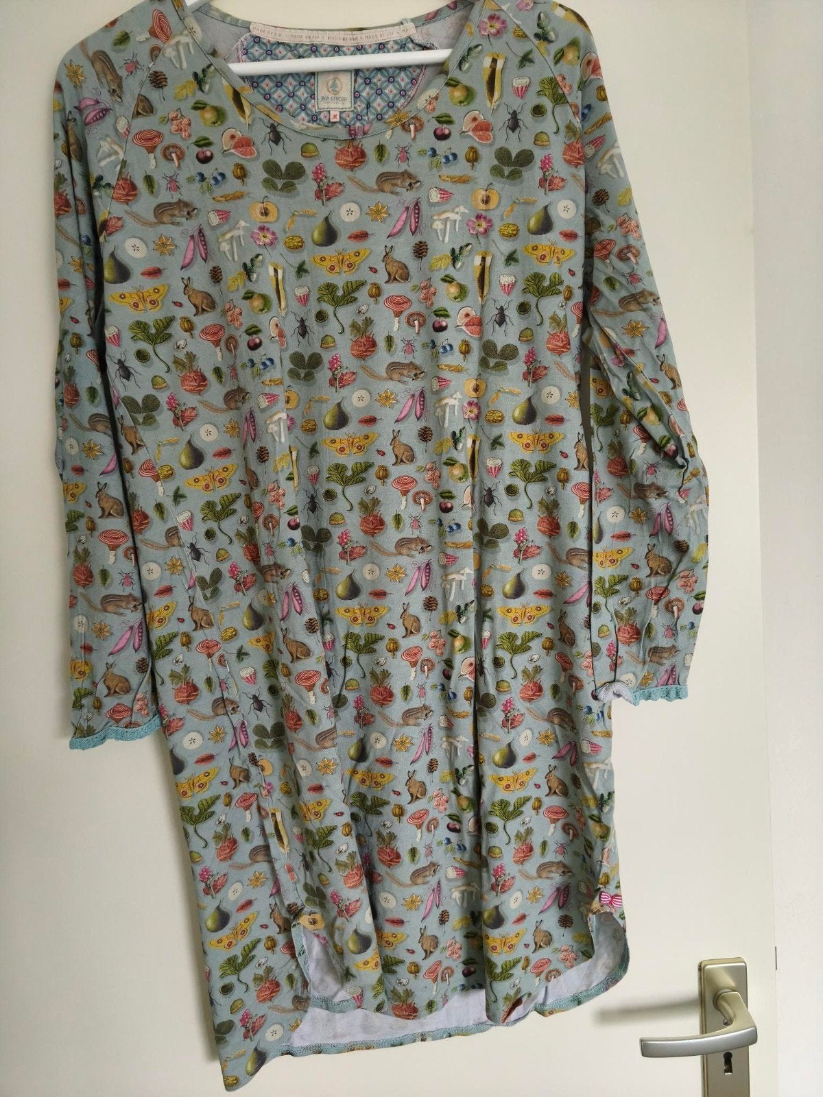 Mooi nachthemd lange mouw Pip Studio, met konijntjes, maat M, Pip Studio, Ophalen of Verzenden, Zo goed als nieuw, Maat 38/40 (M)