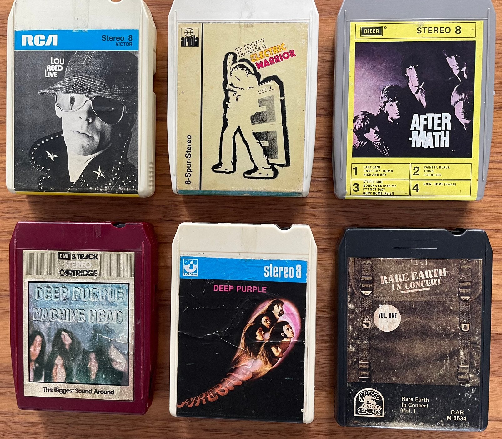 8-tracks, gewilde titels!, Ophalen of Verzenden, Gebruikt, 2 t/m 25 bandjes, Voorbespeeld