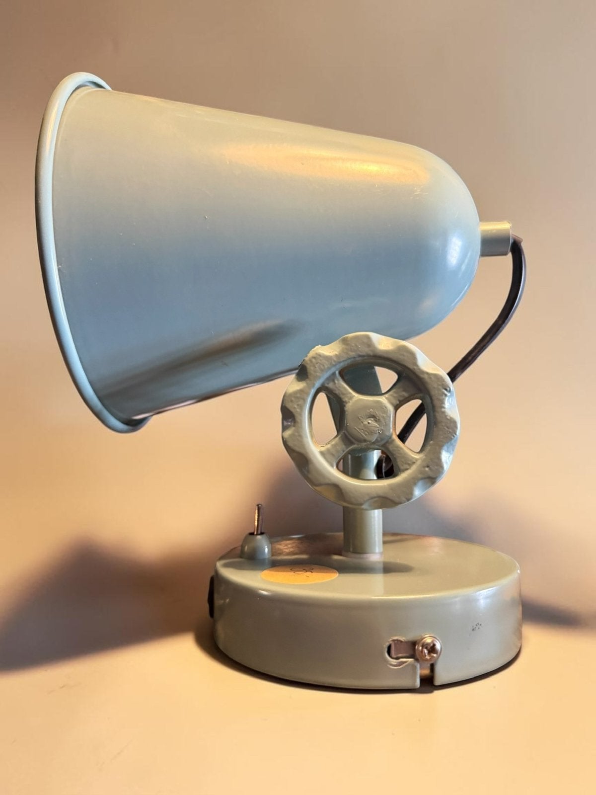 Gave industriële 3-in-1 lamp, Huis en Inrichting, Groen, Ophalen of Verzenden, Zo goed als nieuw, Metaal