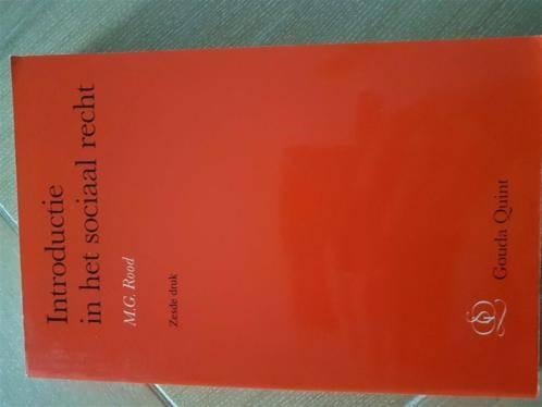 m.G Rood - Introductie van het sociaal recht kr145, Ophalen of Verzenden, Zo goed als nieuw