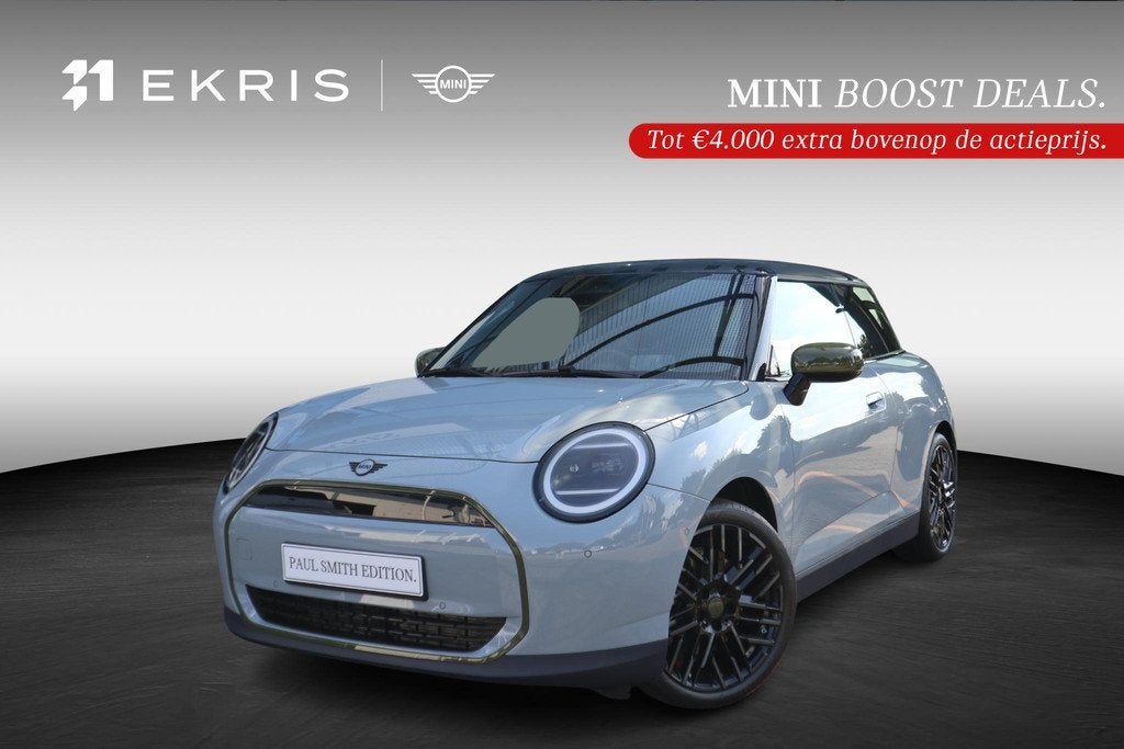 MINI Cooper E Paul Smith Edition Pakket M, Auto's, Mini, 300 km, 41 kWh, 4 stoelen, Leder en Stof
