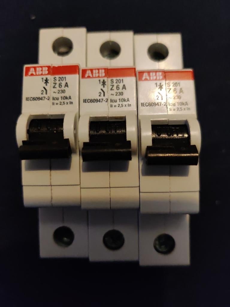 ABB Installatieautomaat S201 Z6A 2CDS251001R0378, Ophalen of Verzenden, Nieuw