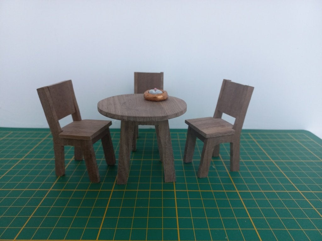 Ronde eettafel met stoelen., Verzenden, Nieuw, Gebruiksvoorwerp