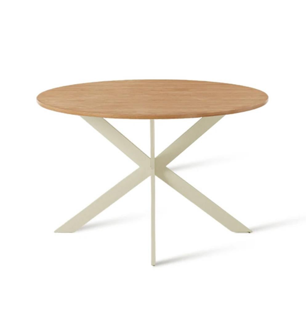 Eettafel rond 120cm, Huis en Inrichting, Tafels | Eettafels, Ophalen, 100 tot 150 cm, Rond, Zo goed als nieuw