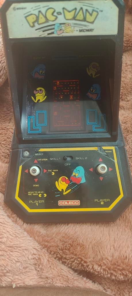 Vintage Coleco Pac-Man Mini Arcade Game - Jaren '80, Ophalen of Verzenden