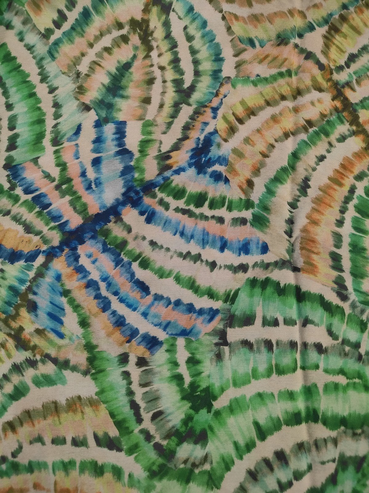 tye-dye geweven viscose, Hobby en Vrije tijd, Stoffen en Lappen, 120 cm of meer, Nieuw, Ophalen of Verzenden, Katoen