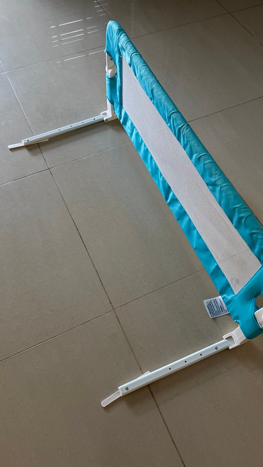 Handig bedhekje voor kinderbed - turquoise, Ophalen, Overige materialen, Gebruikt, Overige typen