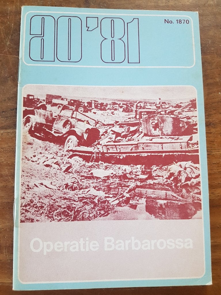 Tweede Wereldoorlog: Operatie Barbarossa (AO boekje), Boeken, Ophalen of Verzenden, Tweede Wereldoorlog, Gelezen, Algemeen