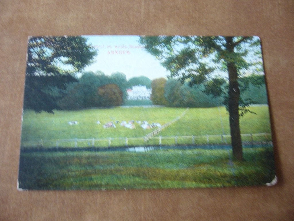 ARNHEM  =  KASTEEL EM WEIDE SONSBEEK  BRIEFKAART  1911, Ophalen of Verzenden, Voor 1920, Gelopen, Gelderland