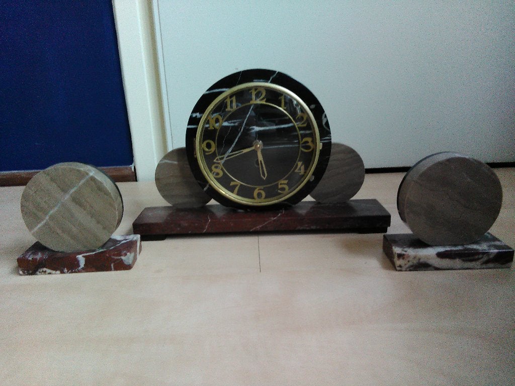art deco klok, Antiek en Kunst, Ophalen of Verzenden