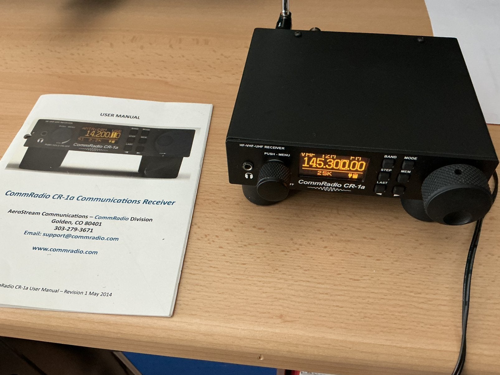 Commradio  CR-1A, Ophalen of Verzenden, Zo goed als nieuw, Ontvanger