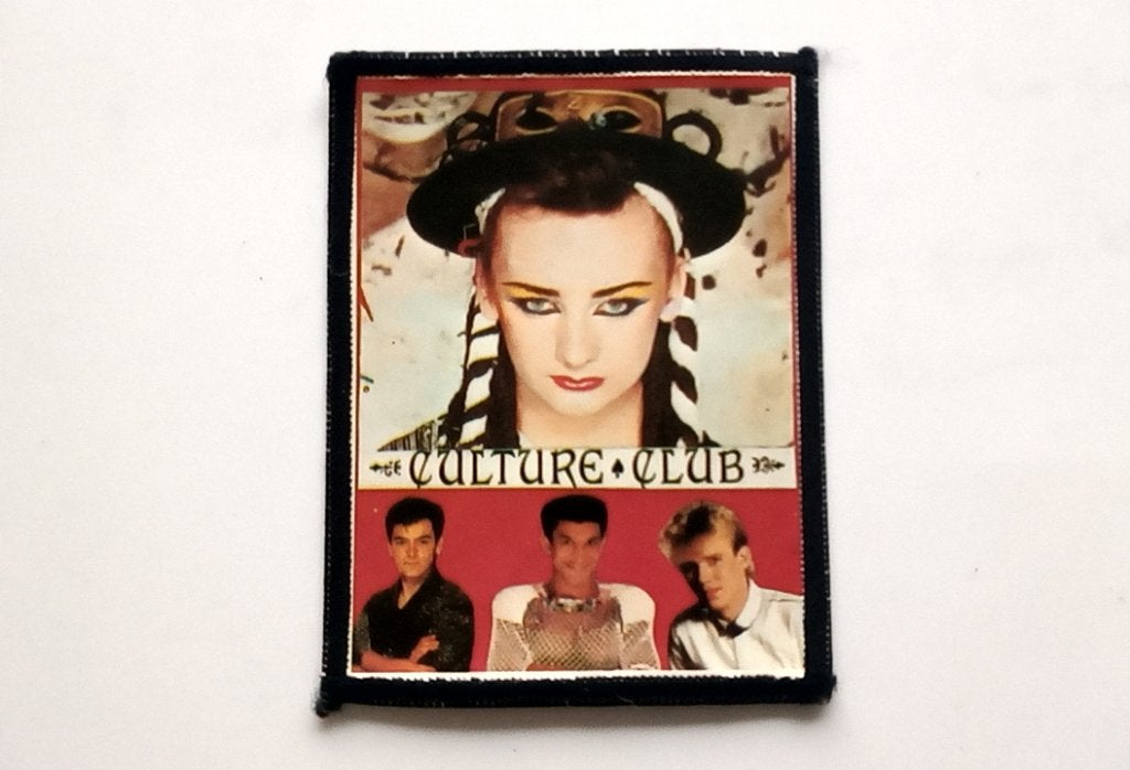 Culture Club leuke vintage 80's Boy George patch c174 Sale, Ophalen of Verzenden, Nieuw, Kleding