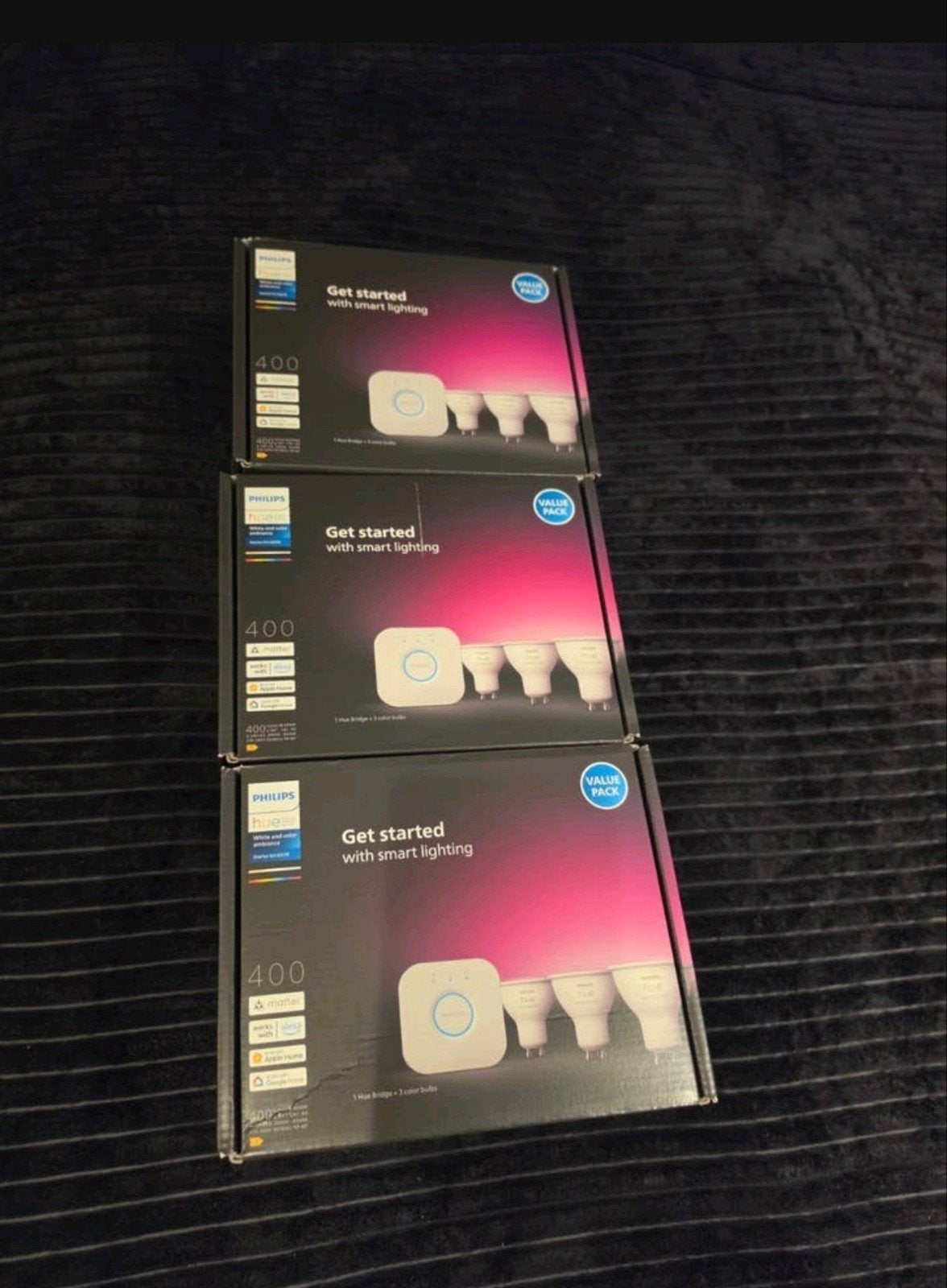 Philips Hue Starterspakket - Bridge + 3 Kleurlampen (Nieuw), Ophalen