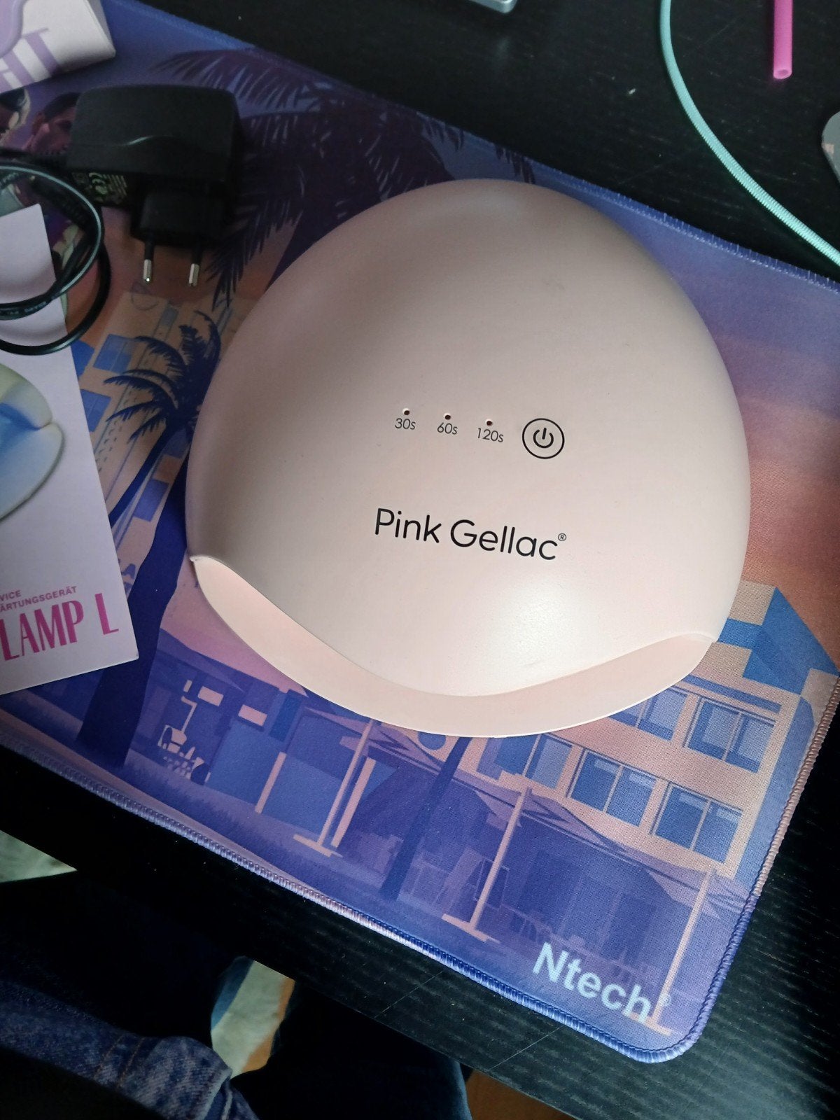 pinkgel lak lamp, Ophalen of Verzenden, Zo goed als nieuw, Toebehoren, Handen en Nagels