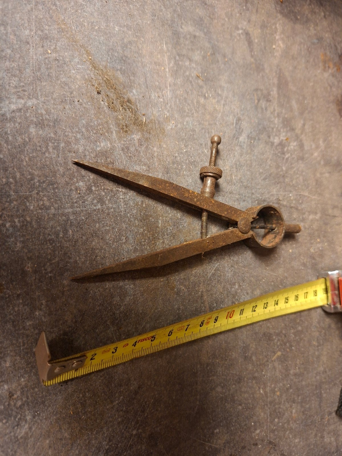 Antieke Passer - Vintage Tekengereedschap, Antiek en Kunst, Ophalen of Verzenden