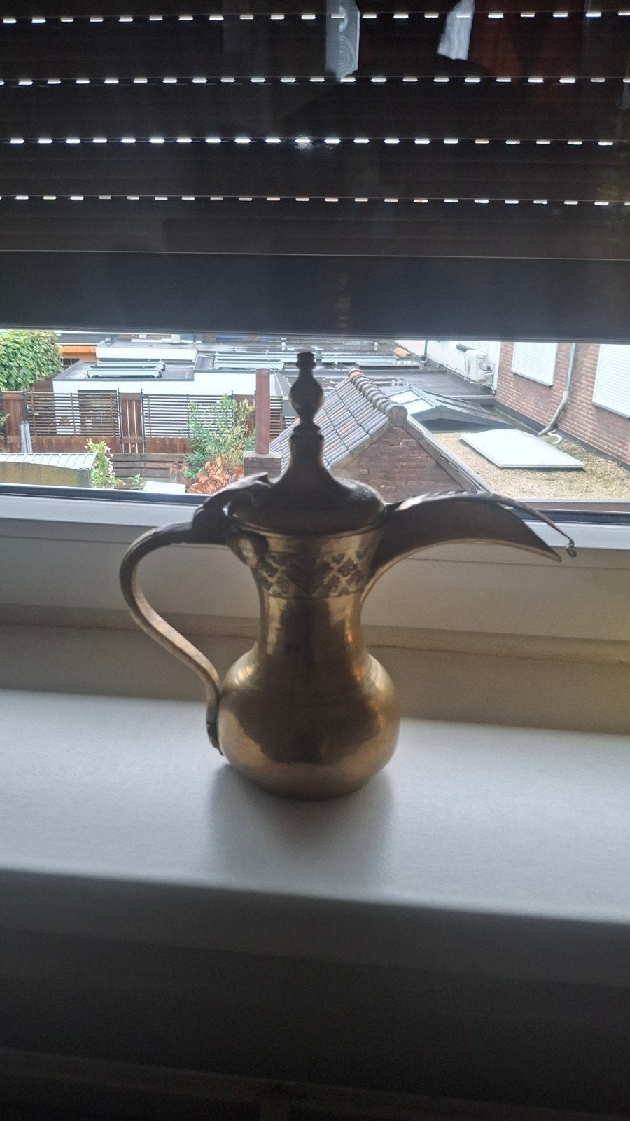 Antieke Koperen Decoratieve Set - Vaas, Koffiepotten, Antiek en Kunst, Ophalen, Koper