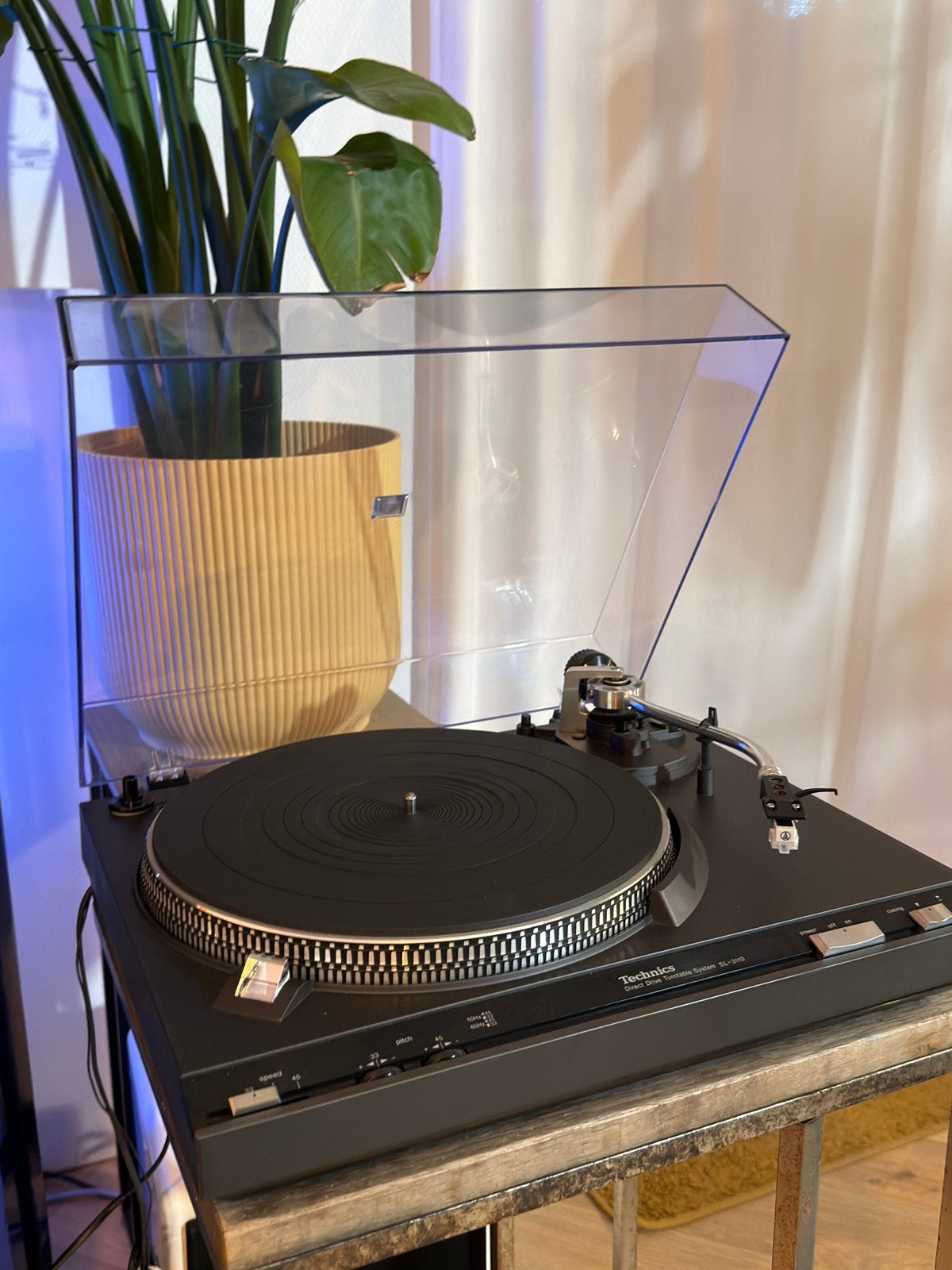 Prachtige Technics SL-3110 direct drive platenspeler, Verzenden, Pitch-regelaar, Zo goed als nieuw, Platenspeler