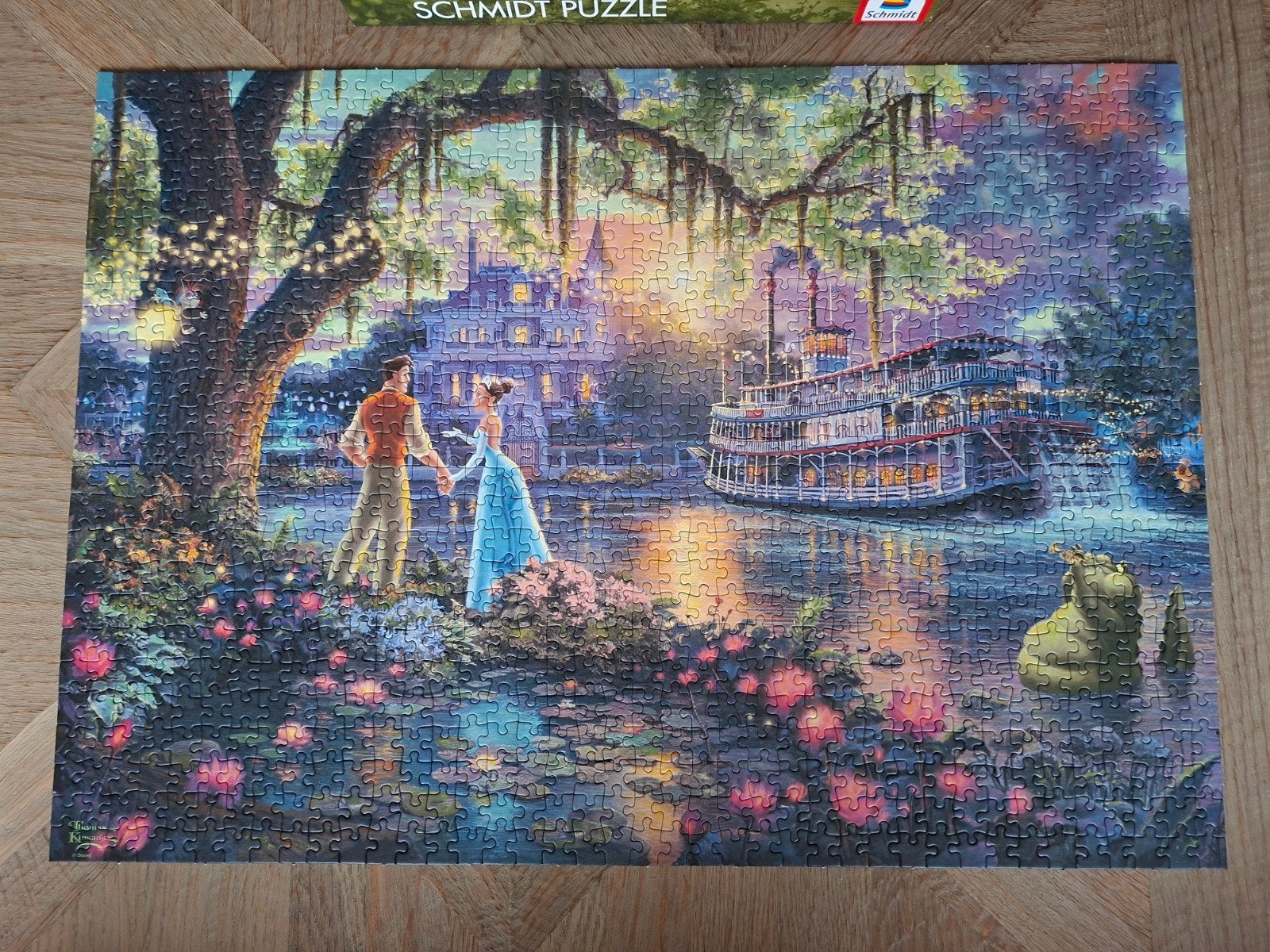 Disney puzzel 1000 stuks Princess  en de kikker, Ophalen of Verzenden, 500 t/m 1500 stukjes, Zo goed als nieuw