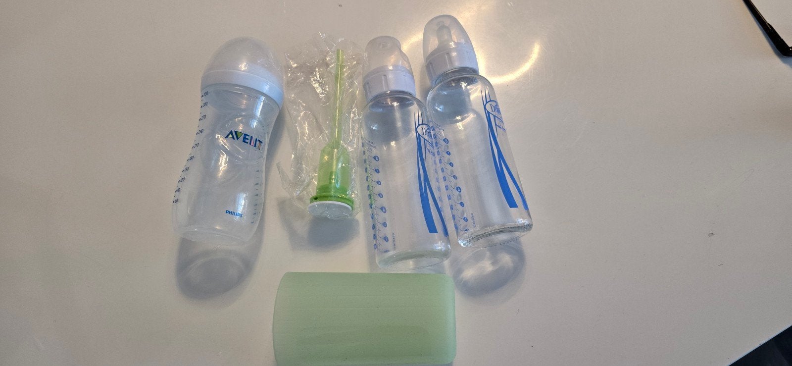3 Nieuwe Babyflessen: Dr. Brown's & Philips Avent, Ophalen of Verzenden, Babyfles, BPA-vrij, Nieuw