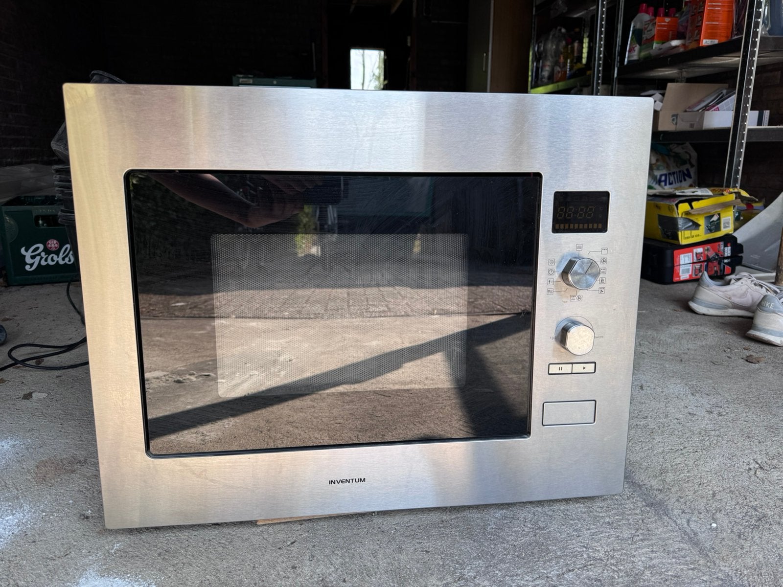 Inventum combi oven magnetron, Ophalen, Gebruikt, Oven, Inbouw