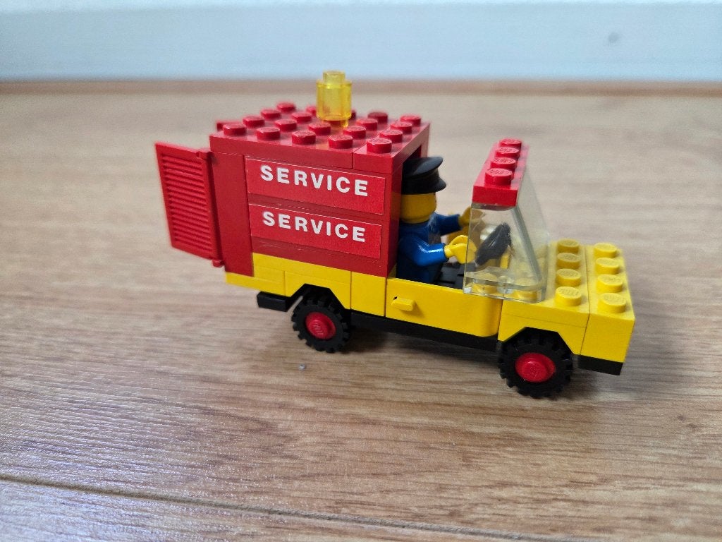 Vintage LEGO 646 Auto Service Truck, met boekje, Ophalen of Verzenden, Gebruikt, Lego