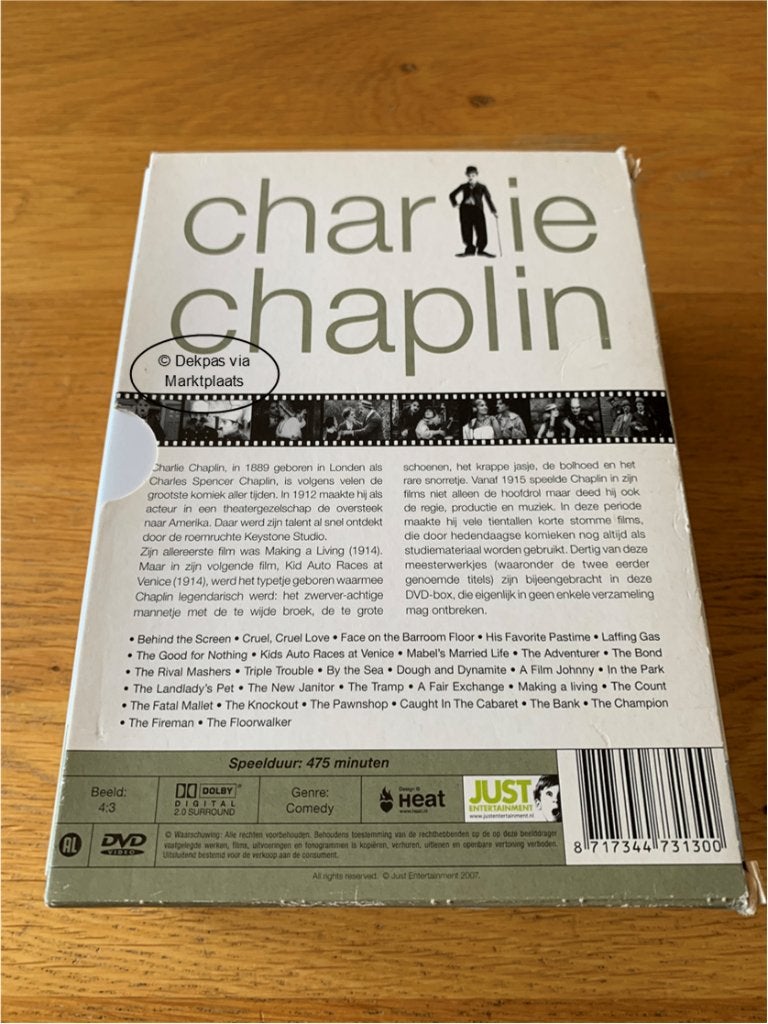 Dvd Charlie Chaplin Collection - 5-Disc - 4-Boxjes nog NIEUW, Alle leeftijden, Nederlands, Overige genres, Ophalen of Verzenden