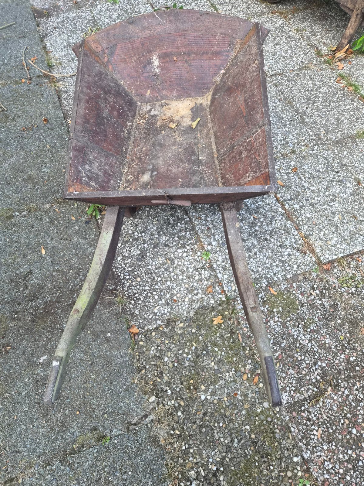 Antieke houten kruiwagen - Decoratief en uniek, Gebruikt, Ophalen of Verzenden, Handmatig, Onbekend