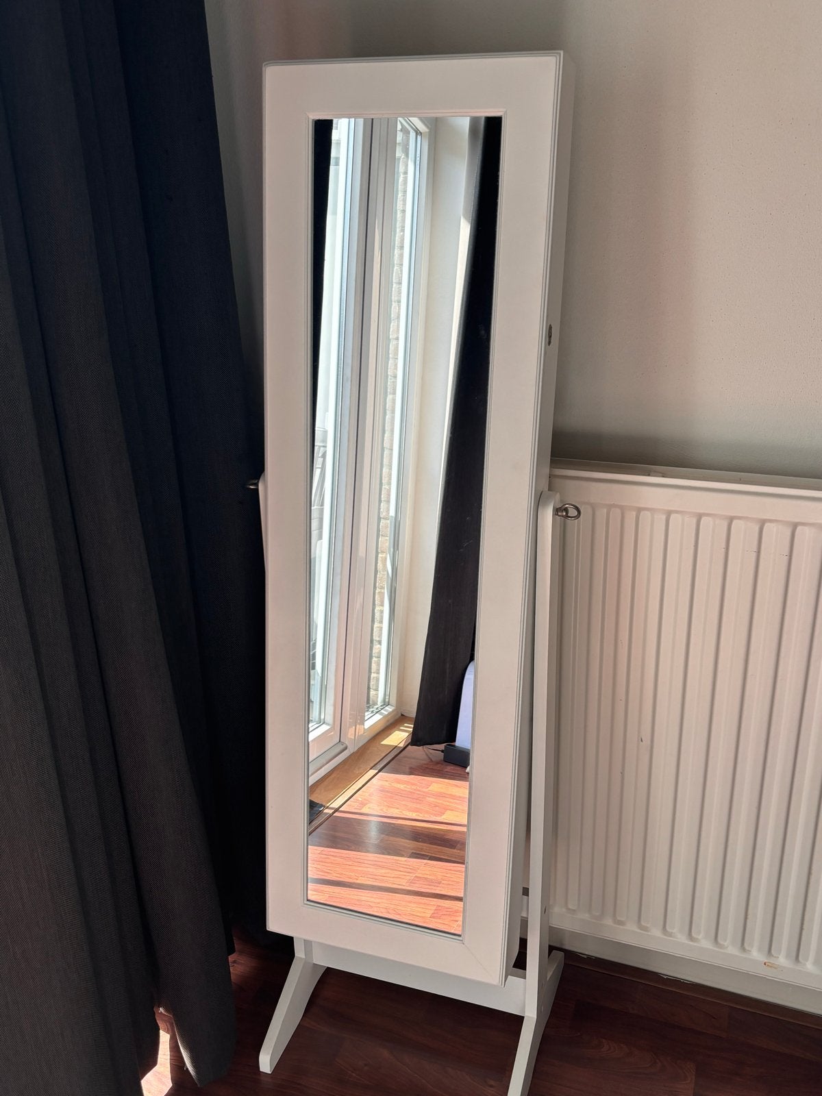 Spiegel sieradenkast met veel opbergruimte, Ophalen, Minder dan 50 cm, Zo goed als nieuw, 150 tot 200 cm