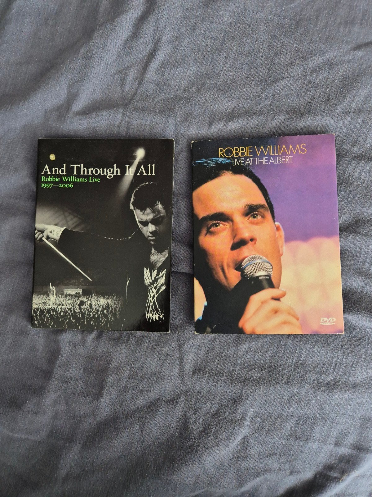 Robbie Williams Live DVD's: And Through It All Live at Albe, Alle leeftijden, Nederlands, Ophalen of Verzenden, Concert