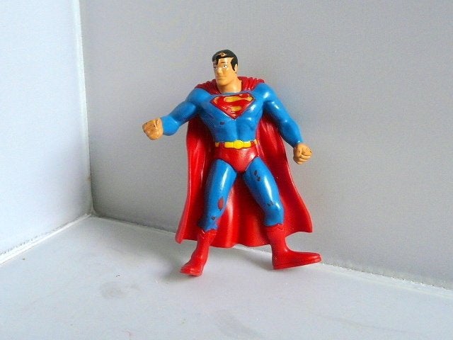 Superman diverse items - foto's, Ophalen of Verzenden, Superheld, Zo goed als nieuw, Beeldje of Figuurtje