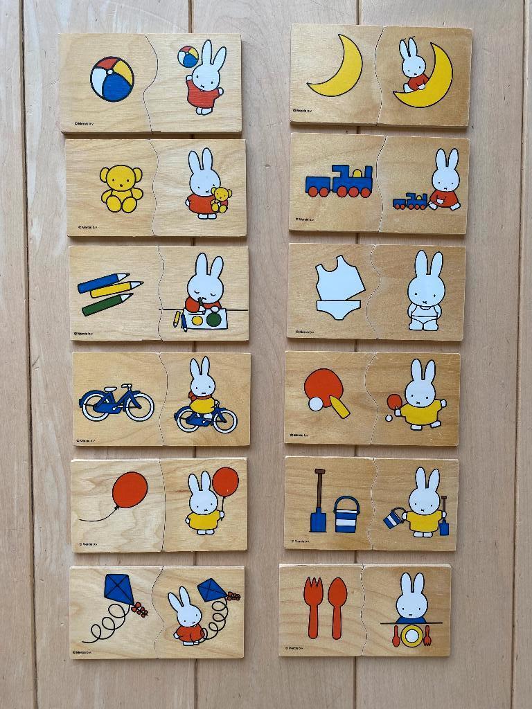 Houten Nijntje puzzel, Ophalen of Verzenden, Gebruikt