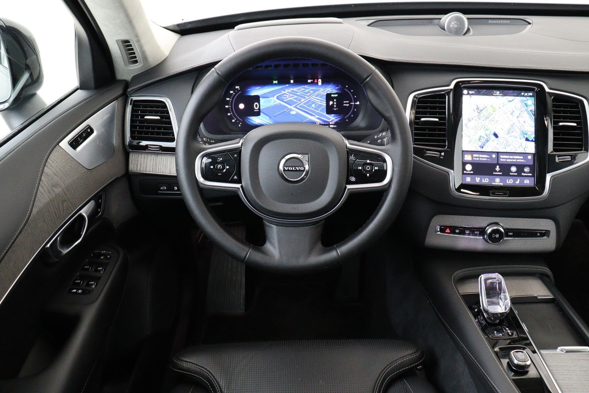 Volvo XC90 T8 PLUG-IN HYBRID AWD ULTRA DARK *FULL OPTIONS!*, Gebruikt, Euro 6, 4 cilinders, Blauw