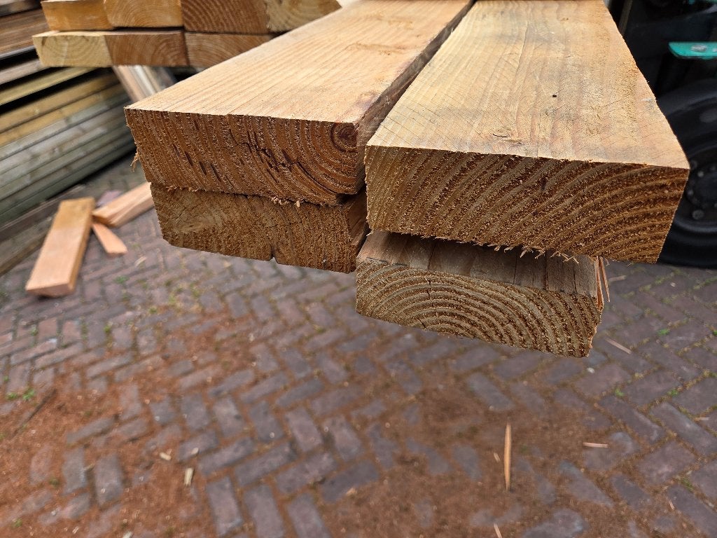 Douglas balken - fijnbezaagd 5.0x15.0 cm - nr: TB50, Ophalen, Nieuw, 250 cm of meer, Balken