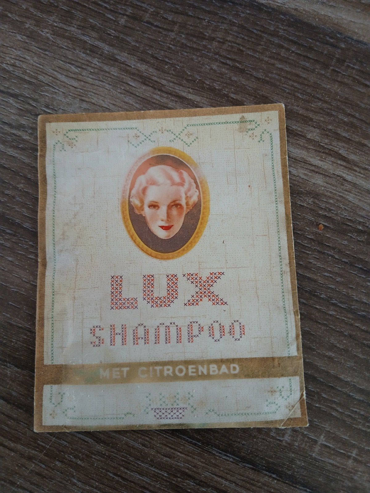 Vintage Lux Shampoo Jaren '30, Verzamelen, Ophalen of Verzenden, Gebruikt