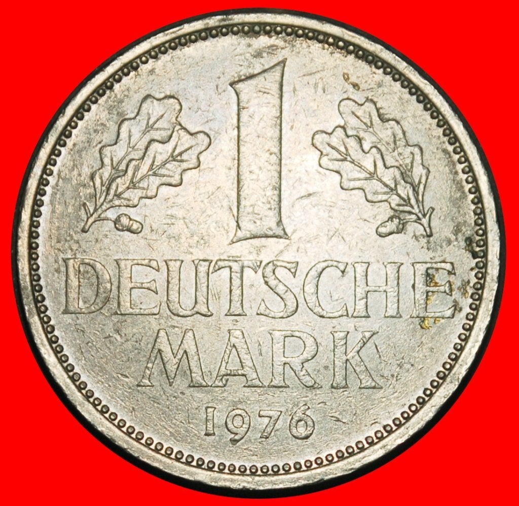 Ⰺ NOT COMMUNIST (1950‑2001): GERMANY 1 MARK 1976G BADEN-, Ophalen of Verzenden, Duitsland, Losse munt