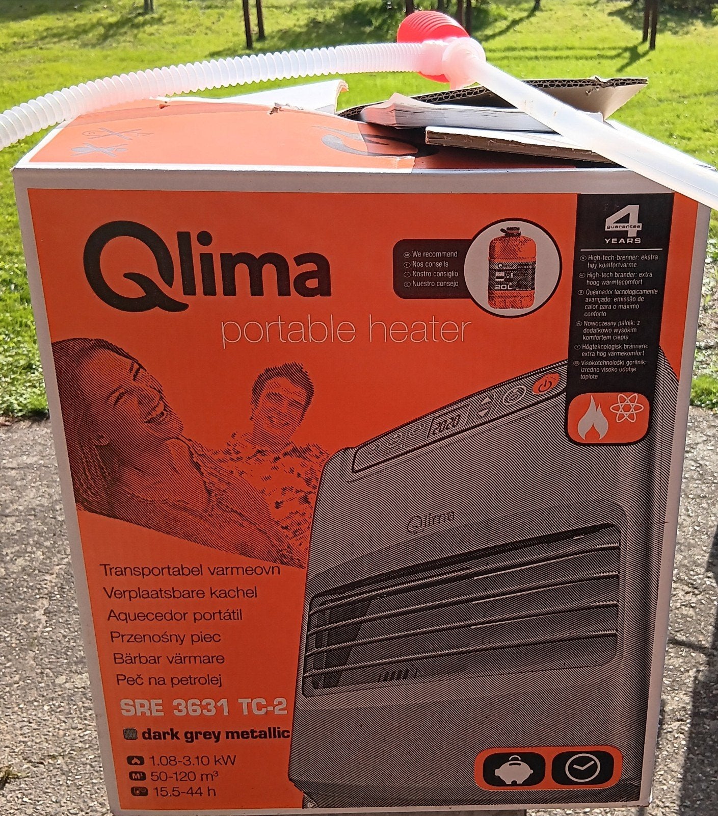 qlima sre 3631 petroleum laserkachel, Huis en Inrichting, Ophalen, Zo goed als nieuw, Overige brandstoffen, Petroleumkachel