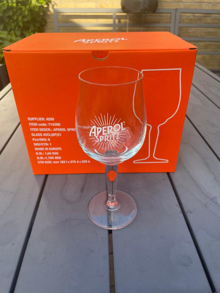 Originele Aperol Spritz glazen, Ophalen of Verzenden, Nieuw, Overige typen