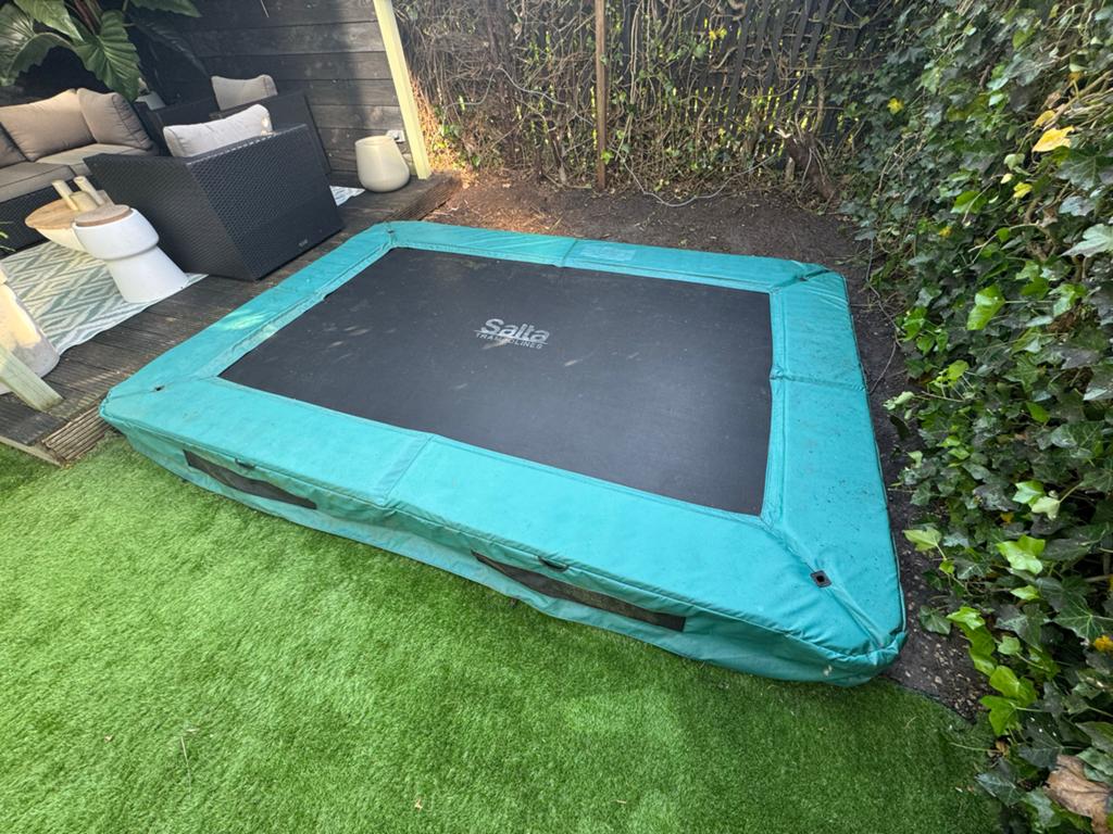 Salta Trampoline Inground 213x305cm, Ophalen, Gebruikt