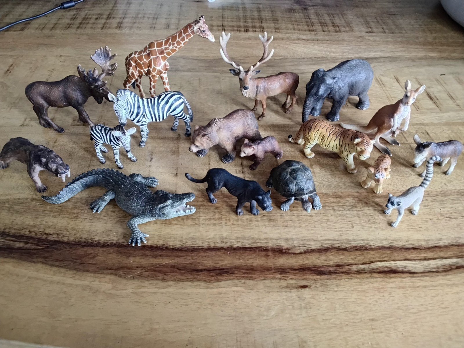 Schleich dierenverzameling, 17 stuks., Ophalen of Verzenden, Zo goed als nieuw, Paard, Beeldje of Figuurtje