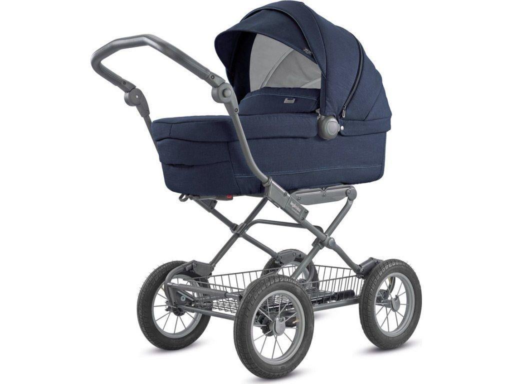 Inglesina kinderwagen blauw / paars, Gebruikt, Verstelbare duwstang, Ophalen, Kinderwagen