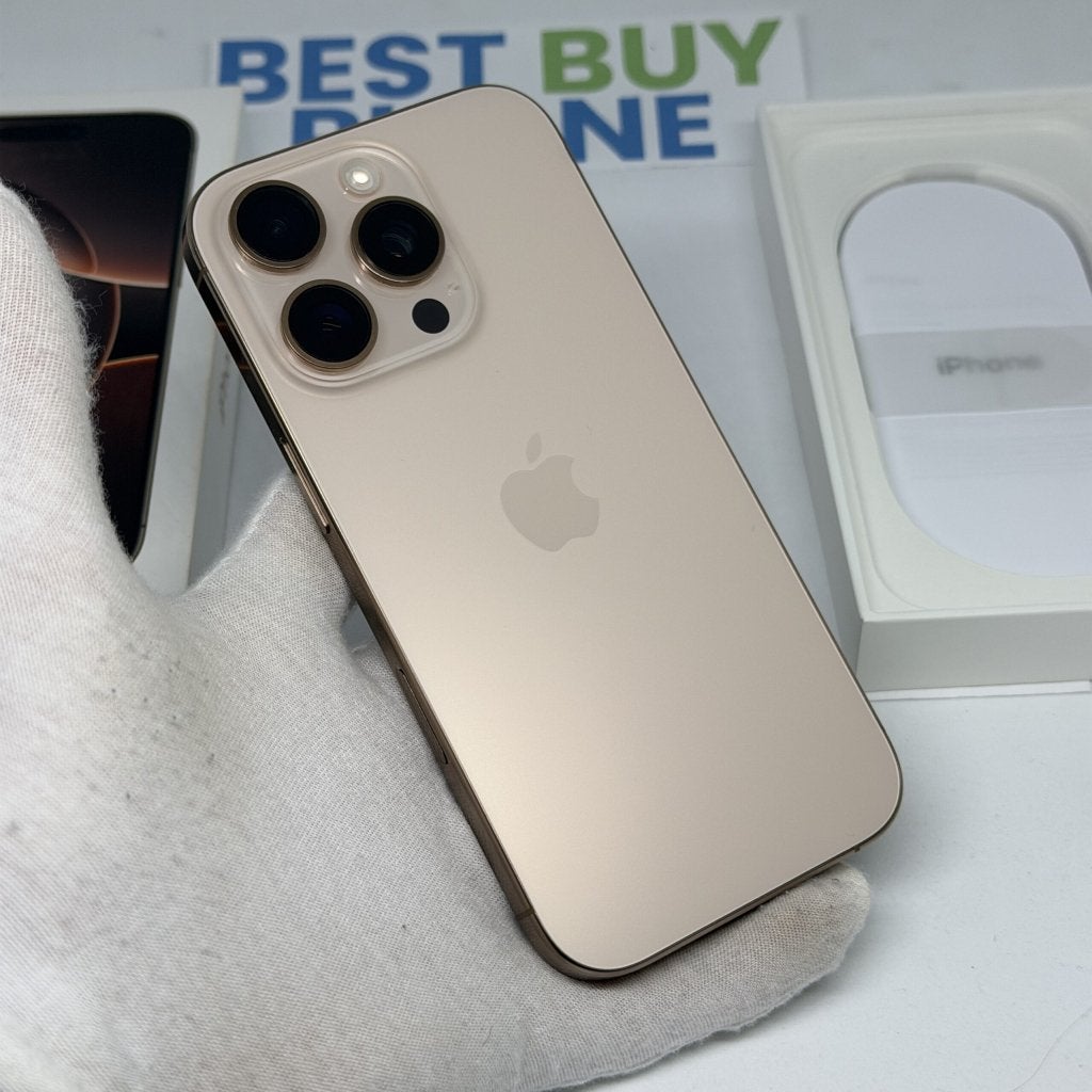 iPhone 16 Pro 128GB goud /zeer net/91% batt /garantie, 128 GB, Apple, Zonder simlock, Zonder abonnement