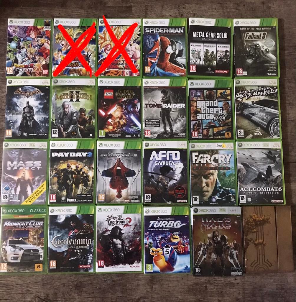 Xbox 360 spellen., Spelcomputers en Games, Overige genres, 1 speler, Eén computer, Ophalen of Verzenden